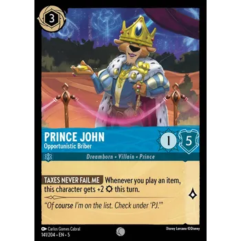 Sběratelská karetní hra Prince John 141/204 - Shimmering Skies Typ karty: Non-Holo