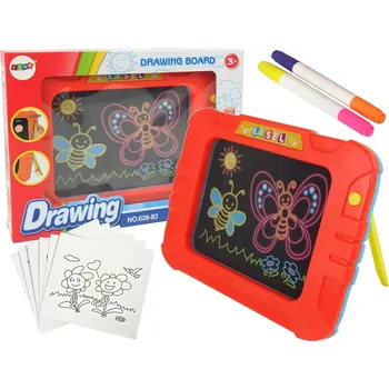 Magnetická kreslící tabulka LEANToys Kreslící tabulka s podsvícením