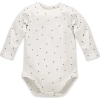 PINOKIO Hello Body s dlouhým rukávem Ecru Velikost (od výrobce): 68