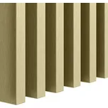 Lamely 3 x 4 x 275 cm - Zlatá Kartáčovaná