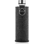 EQUA Skleněná láhev s plstěným obalem Mismatch Silver 750 ml