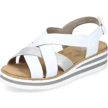 Dámské sandále RIEKER V0279-80 bílé dámské sandály 41