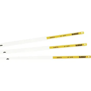 Pilový plátek Bimetalové pilové listy 300 mm, 3 ks, 18 / 24 / 32 TPI DEWALT DWHT0-20558
