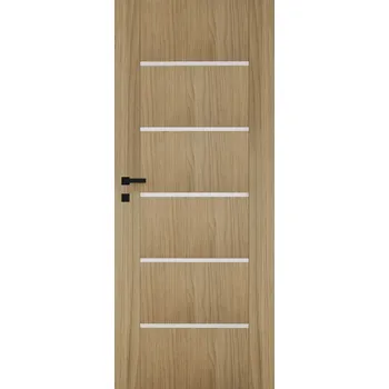 Vasco Doors Presto s intarzií VD-PREI2160 šedá Průchozí šíře dveří: 60 / 197 cm, Orientace dveří: Pravé, Provedení dveří: Falcové