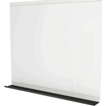 Zrcadlo Zrcadlo do koupelny Devo Viva 2.0 s poličkou 85 x 100 cm bílá/černá VV2-LUPL100-F104