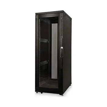 Racková skříň ROLINE 19" serverový rozvaděč 36U, stojanový, Pro, š. 600, h. 1000, plexisklo dveře, černý - 26.21.0152