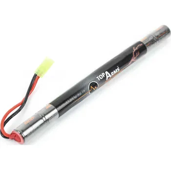 Baterie pro airsoftovou zbraň Akumulátor TopArms NiMH 9,6V 1600mAh - AK Mini stick