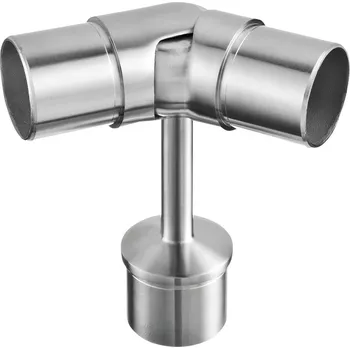 Zábradlí Konzole pro madlo, trubka O42,4 x 2 mm, s kloubem Konzole pro madlo, trubka O42,4 x 2 mm, s kloubem, madlo O42,4 x 2 mm, nerez. ocel 304, kartáčovaná