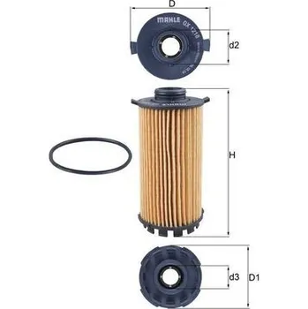 Olejový filtr Olejový filtr, , KNECHT, OX 1218D