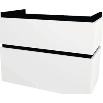 Koupelnový nábytek Koupelnová skříňka pod umyvadlo Devo Viva 2.0 bílá matná 84 x 66 x 44 cm VV2-SU2S84x66-F83