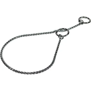 Obojek pro psa PROFIZOO Obojek polostahovací Snake (3mm x 45cm) silver