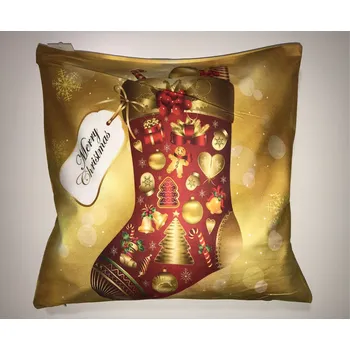 Dekorativní polštářek Mikro - flanelový   polštářek 43x43cm - VÁNOCE - CHRISTMAS č.5