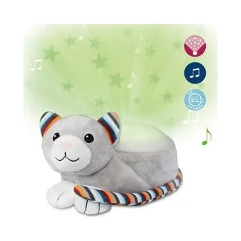 Noční světlo ZAZU Kočička Kiki Projektor noční oblohy s uklidňujícími melodiemi