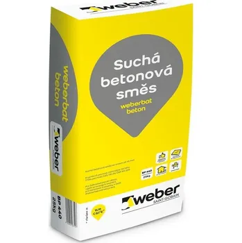 beton Směs betonová weber bat beton BP 440 – 25 kg