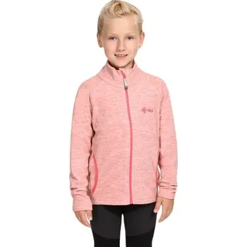 Dětská móda Dětská fleecová mikina KILPI ALACANT 158 Růžová, Červená
