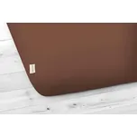 DARRÉ Jersey prostěradlo - new collection terakotové na výšku matrace do 20 cm Velikost: 120 x 200