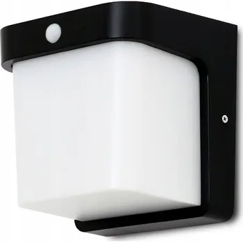 Stojací lampa VENKOVNÍ NÁSTĚNNÁ LAMPA / SVÍTILNA S POHYBOVÝM A SOUMRAKOVÝM SENZOREM IP54 E27