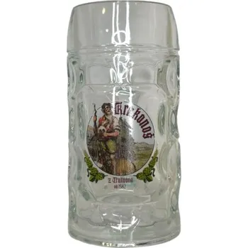 Pivo Pivovar Krakonoš Trutnov Skleněný džbán Isar 0,3l Krakonoš