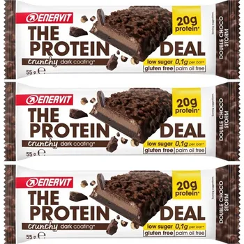 ENERVIT Protein Deal - trojbalení - double chocolate