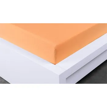 Prostěradlo Jersey prostěradlo Exclusive jednolůžko - meruňkové 90x200 cm