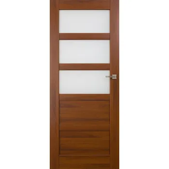 Interiérové dveře Vasco Doors Braga 4 VD-BRA42960 dub viking Průchozí šíře dveří: 60 / 197 cm, Orientace dveří: Pravé, Provedení dveří: Bezfalcové