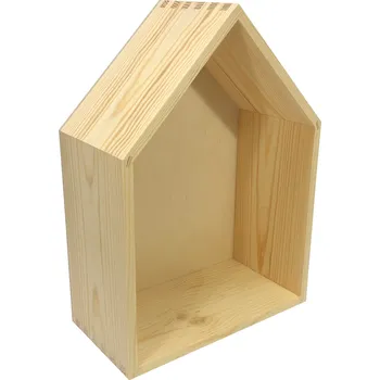 Dřevěná hračka Dřevotéka Dřevěný domeček velký 25x35 cm Dřevěný domeček velký 25x35 cm