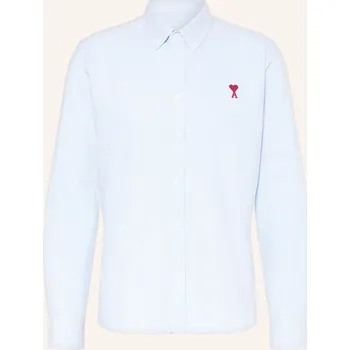 Pánská košile Ami Paris Pánská Košile Oxford Extra Slim Fit, tmavě modrá, 42