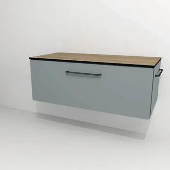 Koupelnový nábytek Koupelnová skříňka pod umyvadlo Devo Sonus 2.0 fjordová zelená 97 x 36 x 45 cm SO2-SU1S97x36F72K51