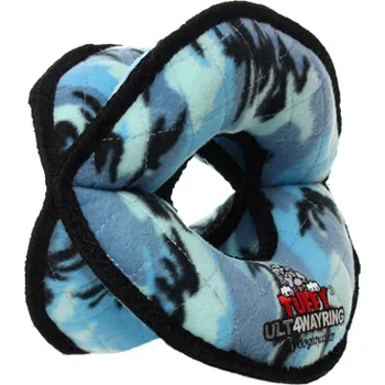 Hračka pro psa PROFIZOO Hračka Odolná Ultimate Přetahovadlo Čtyřcestné Kruh Camo modré 17cm