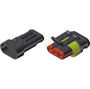 Auto-moto vodotěsný konektor, 3-pól