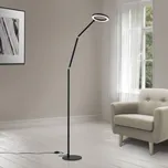 Orion Stojací lampa LED Ringo, černá, kovová, nastavitelná, stmívatelná - Délka propojovacího kabelu 200 cm LED 18 W celkem - Doprava zdarma
