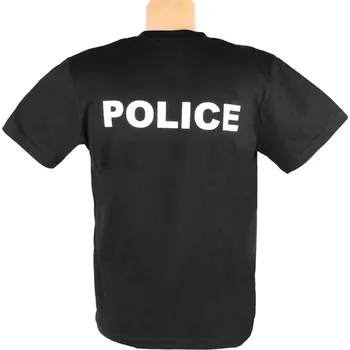 Tričko dětské Police (černá barva)