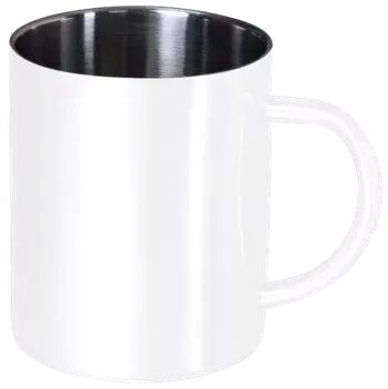 Nerezový hrnek, 200 ks, starostříbrná [25]