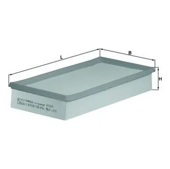 Vzduchový filtr Vzduchový filtr, , 30644368, 30872785, 308727858, KNECHT, LX 514/1