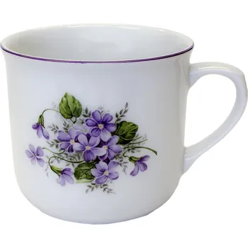 hrnek 500ml Vařák FIALKA porcelán