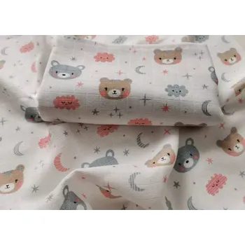 látková plena Látková plena s potiskem Méďa mráček 70/70