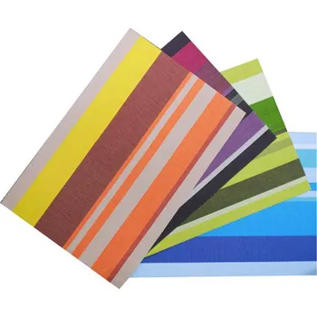 prostírání Plastové tkané prostírání TORO 45x30cm proužky MIX barev Varianta: ZELENÁ