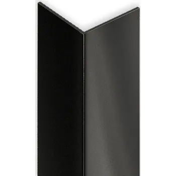 ukončovací lišta ACARA W4 lišta k ochraně rohu, hliník lakovaný černá, 20x20 mm, 1 m AAPP 12660/1
