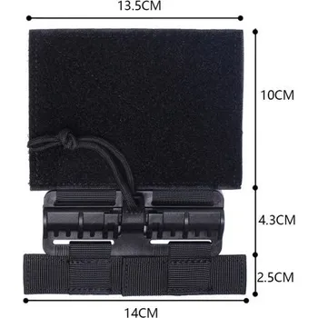 Rychloupínací přezky taktické vesty - černé 212rpC