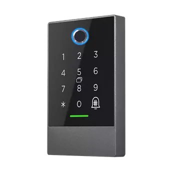 Biometrická klávesnice SMART TTLock K2F IP66, kovová, se čtečkou čipů Mifare Classic a Desfirea otisků prstů, pro přístupový systém