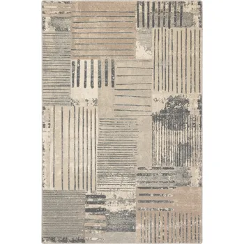 Koberec Vlněný koberec Agnella Isfahan Canens Šedý - 80 x 120 cm