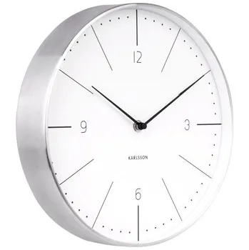 Hodiny Nástěnné hodiny Karlsson bílé 6 cm