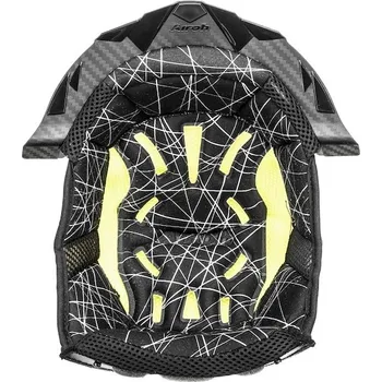 Helma na motorku klobouk interiéru pro přilbu TWIST 2.0, AIROH (vel. S, černá)