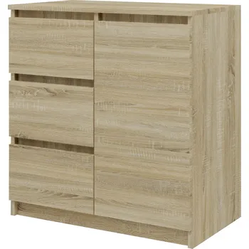 Komoda Topeshop 1D3S SONOMA KPL dub sonoma