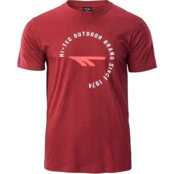 Pánské tričko Hi-Tec Olen pánské tričko Sun Dried Tomato, vel. L