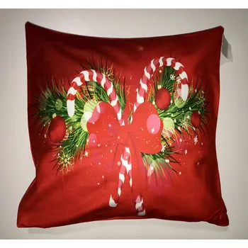 Dekorativní polštářek Mikro-flanelový polštářek 43x43 cm - VÁNOCE - CHRISTMAS č.2