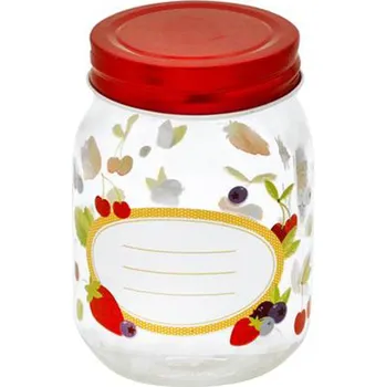 Zavařovací sklenice s víčkem TORO 380ml ovoce