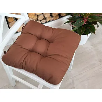 Podsedák PODSEDÁKY NA ŽIDLE - HNĚDÝ 40x40cm