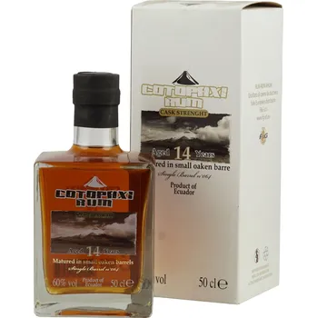 Rum Cotopaxi 14 yo vulcani rum of Ecuador 60% 0.50 l