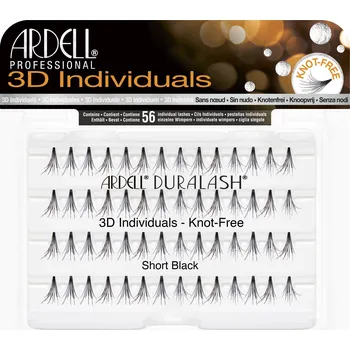 Péče o řasy a obočí ARDELL Trsové řasy 3D INDIVIDUALS - Short